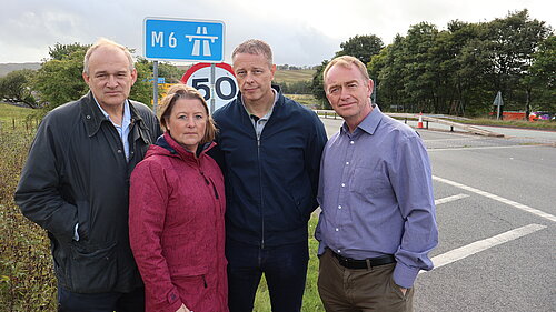 Sir Ed, Libby, Neil Austin, and Tim