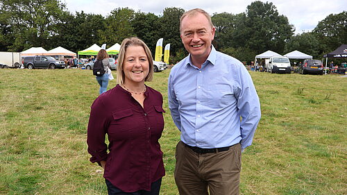 Libby Bateman and Tim Farron